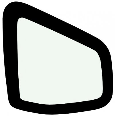 Renault Duster 2010-2018 Бокове скло заднє ліве (кузовне) 63201A XYG (КНР)
