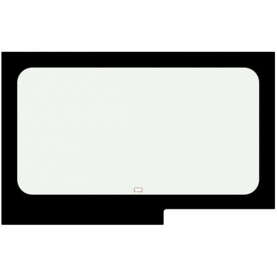 Renault Master 2010-2024 Бокове скло заднє салону праве (коротка / довга база L1, L3) BO5513743R Safe Glass (Україна)