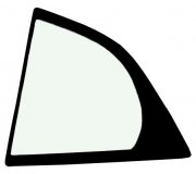 Renault Megane IV 2016-2024 Форточка задньої лівої дверки (SEDAN) 69705A XYG (КНР)