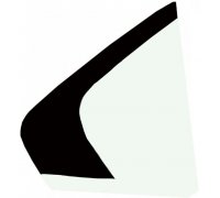 Acura TSX 2008-2014 Форточка задньої правої дверки (SEDAN) 30485А XYG (КНР)