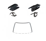 Alfa Romeo 159 2005-2011 Молдинг на лобовое стекло 10360A SEKURIT (Франция)