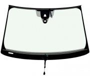 Audi Q5 2017-2024 Лобовое стекло (с датчиком дождя, камера, полный обогрев, молдинг) 20514T Benson (КНР)