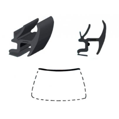 BMW 3 E36 1990-1998 Молдинг на лобове скло GS 0060 P133-X SEKURIT (Франція)