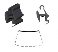 BMW X5 E53 1999-2006 Молдинг на лобове скло GS 1407 P133-X Icor (Бельгія)