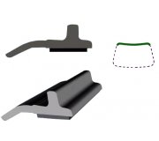 BMW X5 F15 2013-2018 Молдинг на лобове скло GS 1419 P111-X Icor (Бельгія)