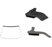 BMW X6 F16 2014-2019 Молдинг на лобове скло 1547737A SEKURIT (Франція)