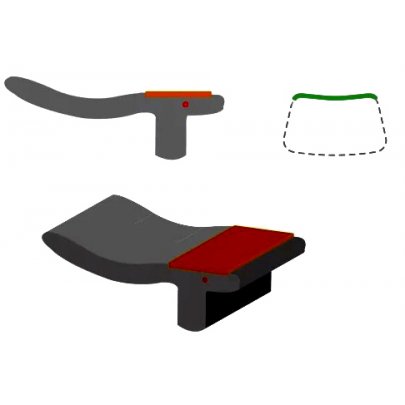 BMW 7 G11 / G12 2019-2022 Молдинг на лобове скло 1546725A PILKINGTON (Великобританія)