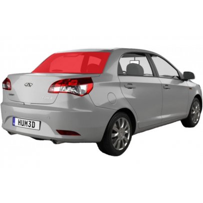 Chery Bonus 2008-2019 Заднее стекло (с обогревом, SEDAN) 10915T Benson (КНР)