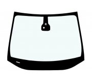 Chevrolet Cruze 2016-2018 Лобовое стекло (с датчиком дождя, с молдингом) 32743T XYG (КНР)