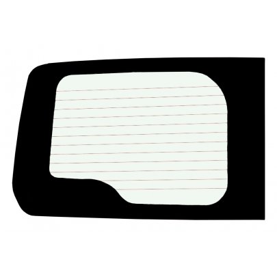 Citroen Nemo 2007-2017 Стекло задней левой двери (распашонка, с обогревом) RW2312305L Safe Glass (Украина)