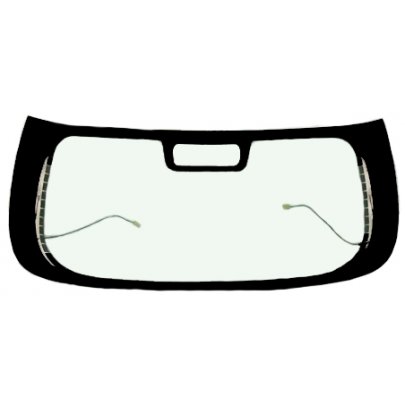 Daewoo Nubira 2003-2010 Заднє скло (з обігрівом, HB) 8697T Benson (КНР)