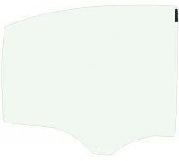 Fiat Panda 2003-2012 Бокове скло переднє праве (пасажирської дверки) 26286A PILKINGTON (Великобританія)