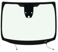 Ford S-Max 2018-2023 Лобовое стекло (2 датчика дождя, с камерой, полный обогрев, с молдингом) 68452A SEKURIT (Франция)