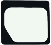 Ford Transit Connect / Tourneo Connect 2002-2013 Бокове скло переднє салону праве (низька версія) 64863A XYG (КНР)