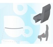 Honda Accord 7 2002-2008 Молдинг на лобовое стекло GS 3007 P133-X Icor (Бельгия)