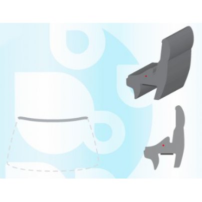 Honda Accord 7 2002-2008 Молдинг на лобовое стекло GS 3007 P133-X Icor (Бельгия)