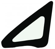 Honda City 2002-2008 Форточка передньої лівої дверки 58823A XYG (КНР)