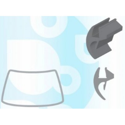 Isuzu Amigo / Rodeo / Wizard 1998-2004 Молдинг на лобовое стекло 1548123A SEKURIT (Франция)