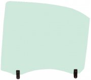 Kia Sorento 2002-2009 Бокове скло заднє ліве (опускне) 32243T Benson (КНР)
