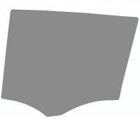 Mercedes GL-Class X164 2006-2012 Бокове скло заднє ліве (опускне, тоноване) 59566A XYG (КНР)