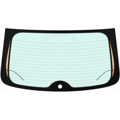 Nissan Micra K12 2003-2010 Заднее стекло (с обогревом, с отверстием) 32460T Benson (КНР)
