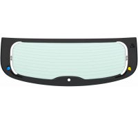 Nissan Qashqai 2007-2013 Заднє скло (з обігрівом) 4597T Benson (КНР)