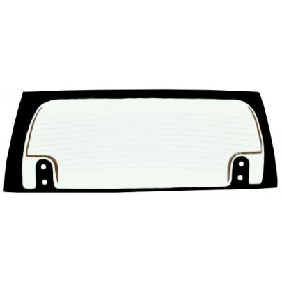 Opel Frontera B 1998-2004 Заднее стекло (с обогревом, 4 отверстия, 3D) 8719T Benson (КНР)