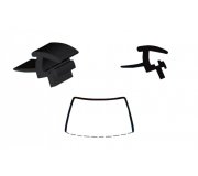 Renault Megane II 2003-2009 Молдинг на лобовое стекло GS 5608 P137-X Icor (Бельгия)