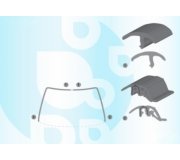 Renault R21 1986-1995 Молдинг на лобовое стекло 19603A SEKURIT (Франция)