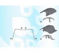 Renault R21 1986-1995 Молдинг на лобовое стекло 19603A SEKURIT (Франция)