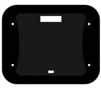 Скло на люк автомобільний 50*40 см (розмір по отворах 435*237 мм) RG0000002 Safe Glass (Україна)