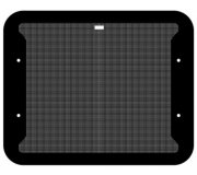 Стекло на люк автомобильный 75*60 см размер по отверстиям 680*235 мм) RG0000011 Safe Glass (Украина)