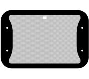 Стекло на люк автомобильный 82*53 см (размер по отверстиям 670*232 мм) RG0000007 Safe Glass (Украина)