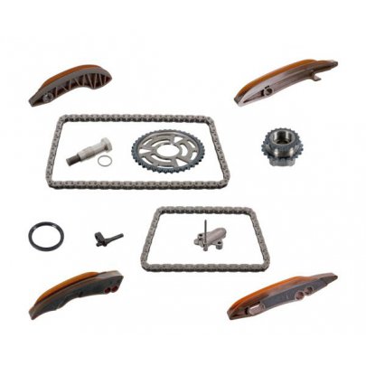 Комплект цепи ГРМ (звеньев: 68 / 86) BMW 5 F10/F11 / БМВ 5 Ф10/Ф11 2.0d B47 2009-2017 33102022 SWAG (Германия)