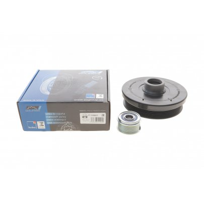 Шкив коленвала (6PK, 166x22.5) BMW 5 F10/F11 / БМВ 5 Ф10/Ф11 3.0d 2009-2017 17-1139KIT IJS (Испания)