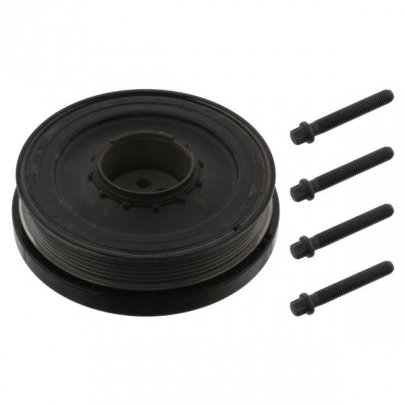 Шків колінвалу (з болтом) BMW 5 F10/F11 / БМВ 5 Ф10/Ф11 2.0d N47 2009-2017 37420 FEBI (Німеччина)