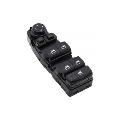 Кнопка стеклоподъемника левая (водительская) BMW 5 F10/F11 / БМВ 5 Ф10/Ф11 2009-2017 89725701 VIKA (Тайвань)