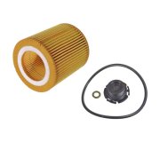 Масляный фильтр BMW 5 F10/F11 / БМВ 5 Ф10/Ф11 1.6 (бензин) 2009-2017 101322 FEBI (Германия)
