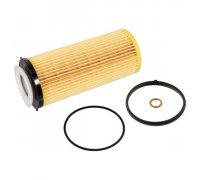 Масляный фильтр (155mm) BMW 5 F10/F11 / БМВ 5 Ф10/Ф11 3.0d 2009-2017 38530 FEBI (Германия)
