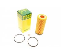 Масляный фильтр (155mm) BMW 5 F10/F11 / БМВ 5 Ф10/Ф11 3.0d 2009-2017 HU720/3X MANN-FILTER (Германия)