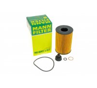 Масляный фильтр BMW 5 F10/F11 / БМВ 5 Ф10/Ф11 4.4 (бензин) 2009-2017 HU8007ZKIT MANN-FILTER (Германия)