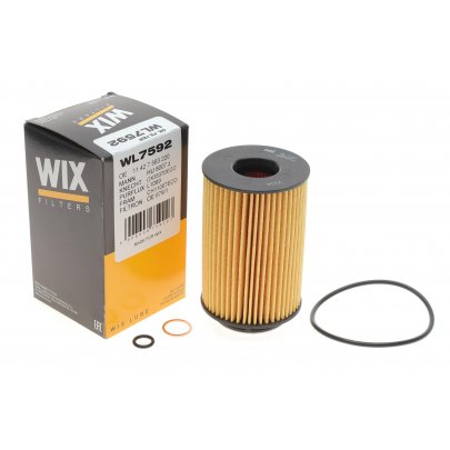 Масляный фильтр BMW 5 F10/F11 / БМВ 5 Ф10/Ф11 4.4 (бензин) 2009-2017 WL7592 WIX (Польша)