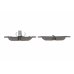 Тормозные колодки передние (154x68.4x19mm) BMW 5 F10/F11 / БМВ 5 Ф10/Ф11 2.0d 2009-2017 13.0470-7275.2 ATE (Германия) - Фото №4