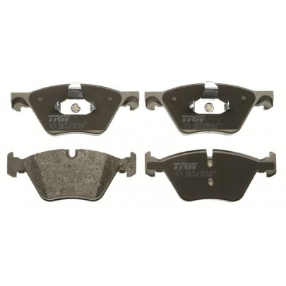 Тормозные колодки передние (155x63.5x19mm) BMW 5 F10/F11 / БМВ 5 Ф10/Ф11 3.0 (бензин) 2009-2017 GDB1882 TRW (Германия)