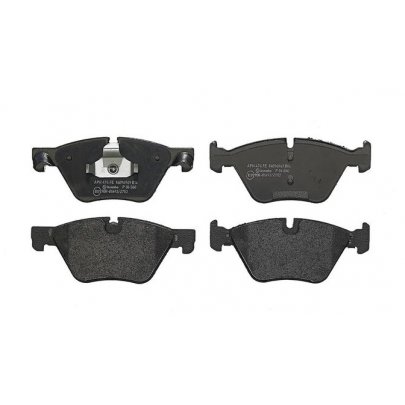 Гальмівні колодки передні (155x63.5x19mm) BMW 5 F10/F11 / БМВ 5 Ф10/Ф11 3.0 (бензин) 2009-2017 P06060 BREMBO (Італія)