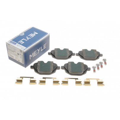 Тормозные колодки задние (106x63x18mm) BMW 5 F10/F11 / БМВ 5 Ф10/Ф11 2009-2017 0252456118/PD MEYLE (Германия)