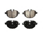 Гальмівні колодки задні (106x63x18mm) BMW 5 F10/F11 / БМВ 5 Ф10/Ф11 2009-2017 05P1618 LPR (Італія)