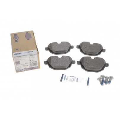 Тормозные колодки задние (106x63x18mm) BMW 5 F10/F11 / БМВ 5 Ф10/Ф11 2009-2017 182004 ICER (Испания)