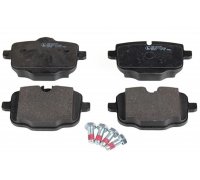 Тормозные колодки задние (116x65.5x18mm) BMW 5 F10/F11 / БМВ 5 Ф10/Ф11 2009-2017 221549 NK (Дания)