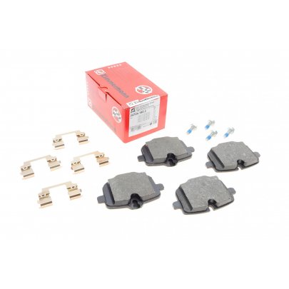 Тормозные колодки задние (116x65.5x18mm) BMW 5 F10/F11 / БМВ 5 Ф10/Ф11 2009-2017 24704.180.2 ZIMMERMANN (Германия)